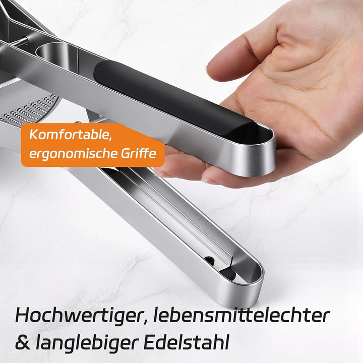 SPEENSUN Kartoffelpresse Edelstahl,Kartoffelstampfer für cremiges Püree, Babybrei & gekochtes Gemüse