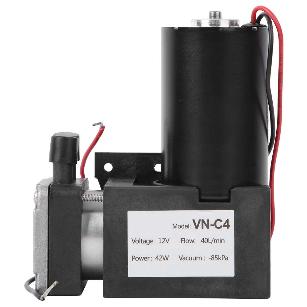 Vakuumpumpe, VN-C4 DC 12V Mini-Vakuumpumpe Stumm bürstenlose Vakuumpumpe Mechanisches Zubehör Stumm