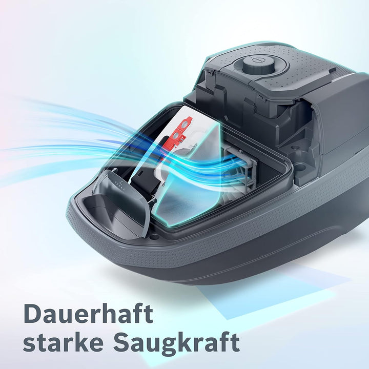 Bosch Staubsauger mit Beutel Serie 8 BGL8XHYG, ideal für Allergiker, Bodenstaubsauger, Hygiene-Filte