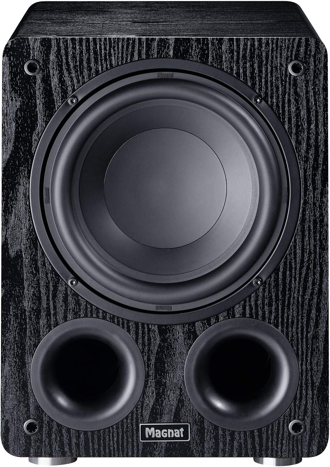 Magnat Alpha RS 8, Aktivsubwoofer mit 200 mm grosser Membran und bis zu 160 Watt Leistung Schwarz, S