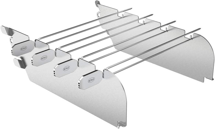 RÖSLE VARIO Wok, Hochwertiger Wok aus emailliertem Gusseisen zum scharfen Anbraten &amp; Primezone-Winds