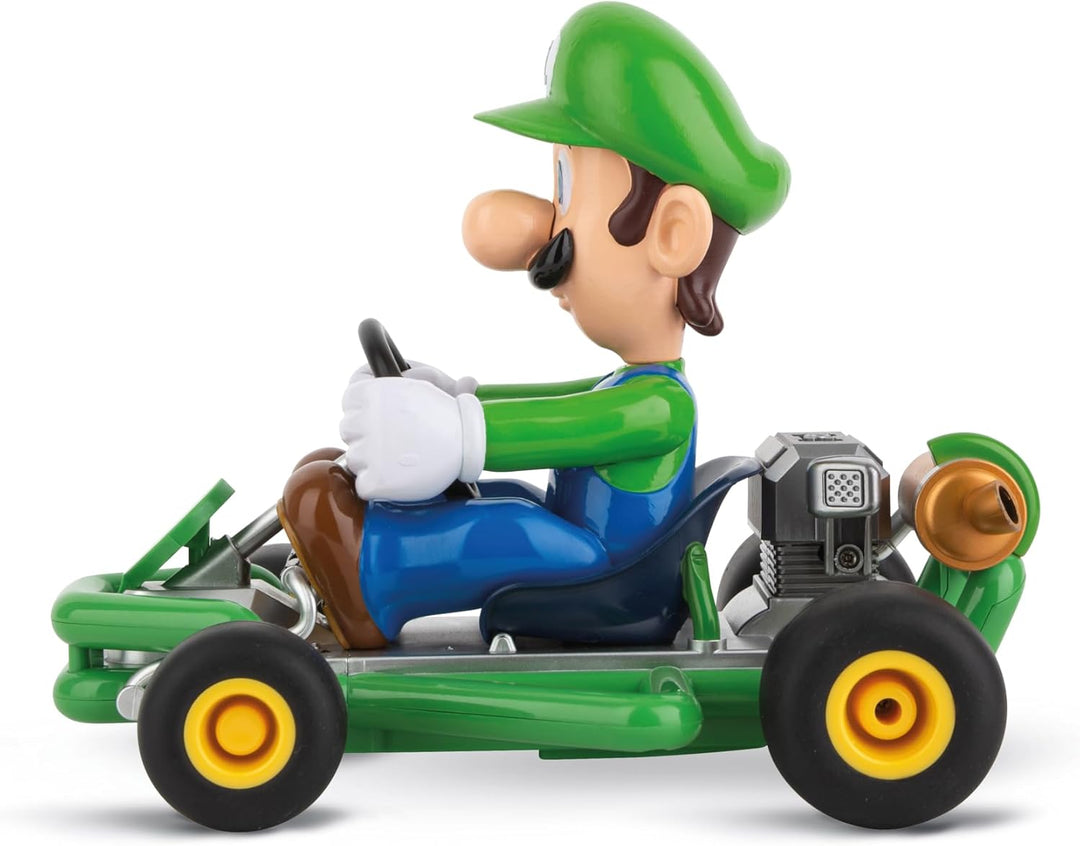 Carrera - 370200984P RC I 2,4GHz Mario Kart Pipe Kart I Luigi RC-Fahrzeug I Offiziell lizenziert I A