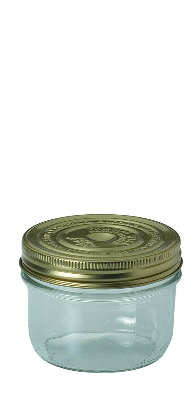 Le Parfait 3700 FW Terrine aus Glas, 82 cm, Transparent, 200 ml, 12 Stück 200g, 200g