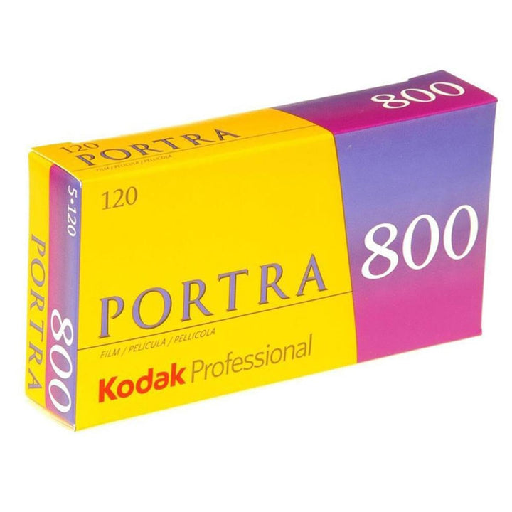 KODAK Portra 800 120-5 Farbnegativ-Filme, 812 7946, gelb 1 Pack, 1 Pack