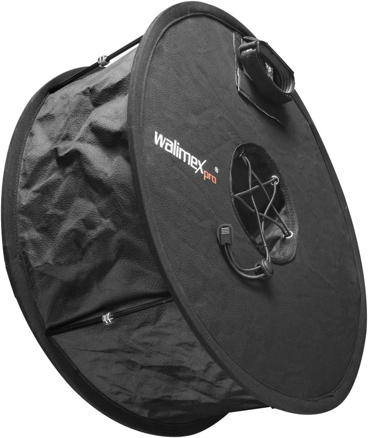 Walimex Pro Softbox RoundLight faltbar Softbox für Aufsteckblitze 46cm