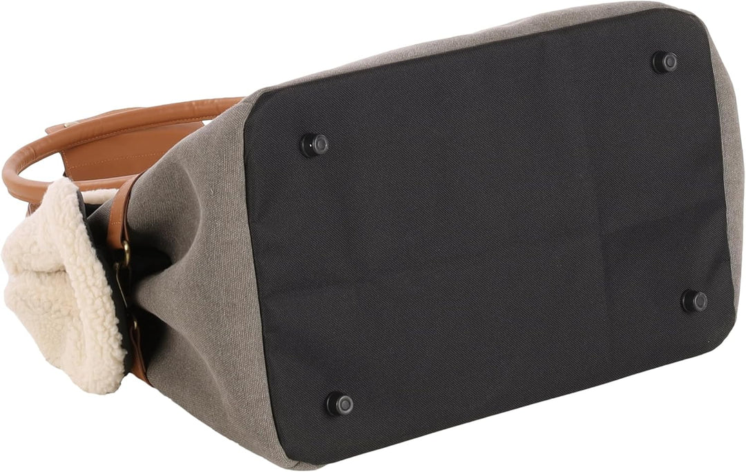 Hundetasche - Tragetasche Kuzco Braun – 40x25x29cm – Polyester – herausnehmbare Fütterung – Abnehmba
