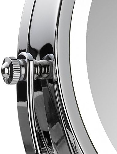 Kela Valeria Wandspiegel, Metall, Silber, 17.5 x 17.5 x 36 cm