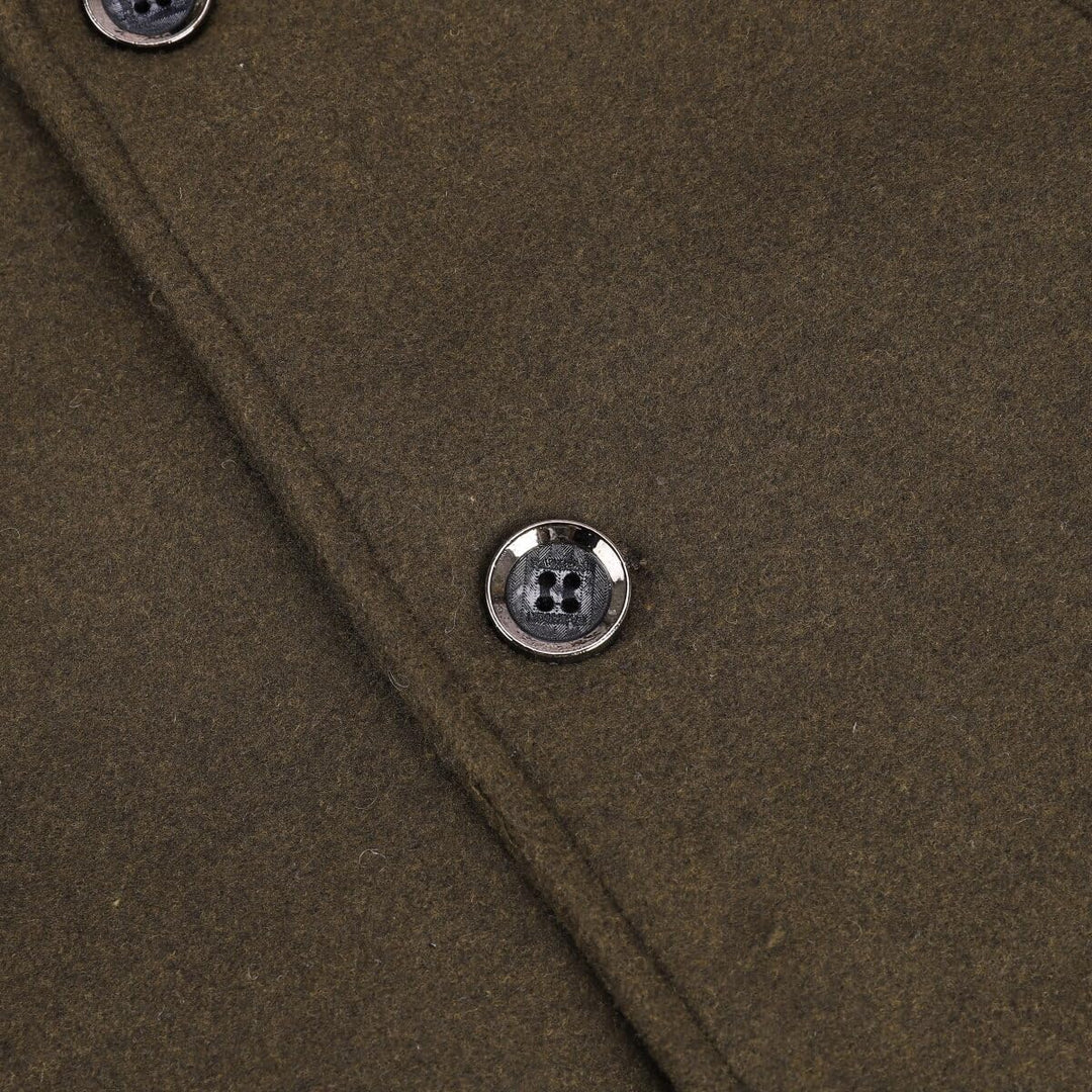 Herren Mantel mit Steppweste Winter Wollmantel Wolle Freizeit Dicker Übergangsmantel Outdoor Winterm