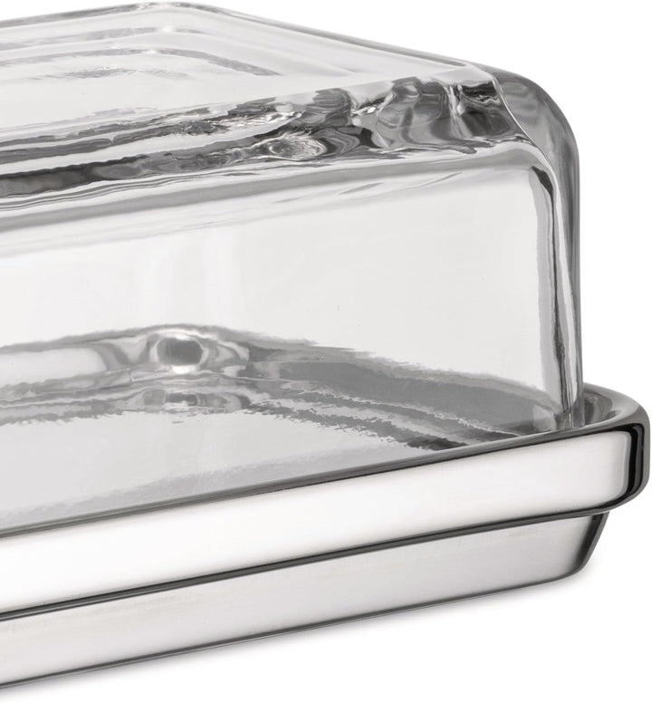 Alessi ES03 Butterdose, Steel, Edelstahl