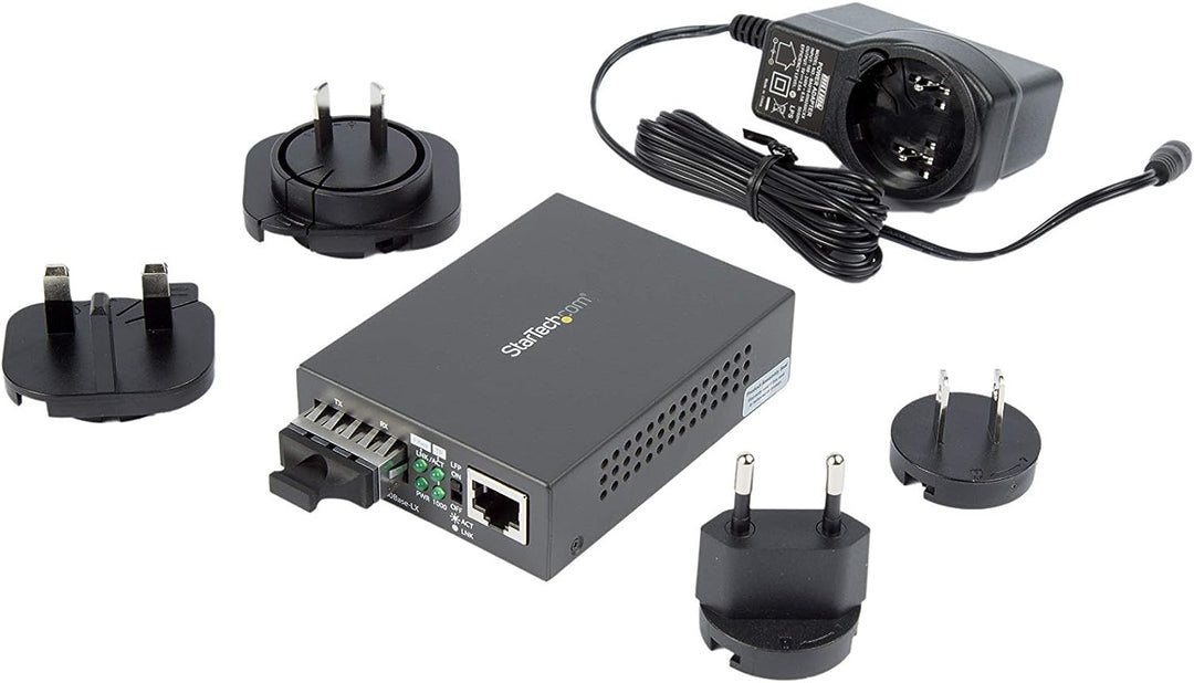 StarTech.com LWL Medienkonverter - 1000Base-SX - Multi Mode - 550m - SC Glasfaser auf Ethernet Konve