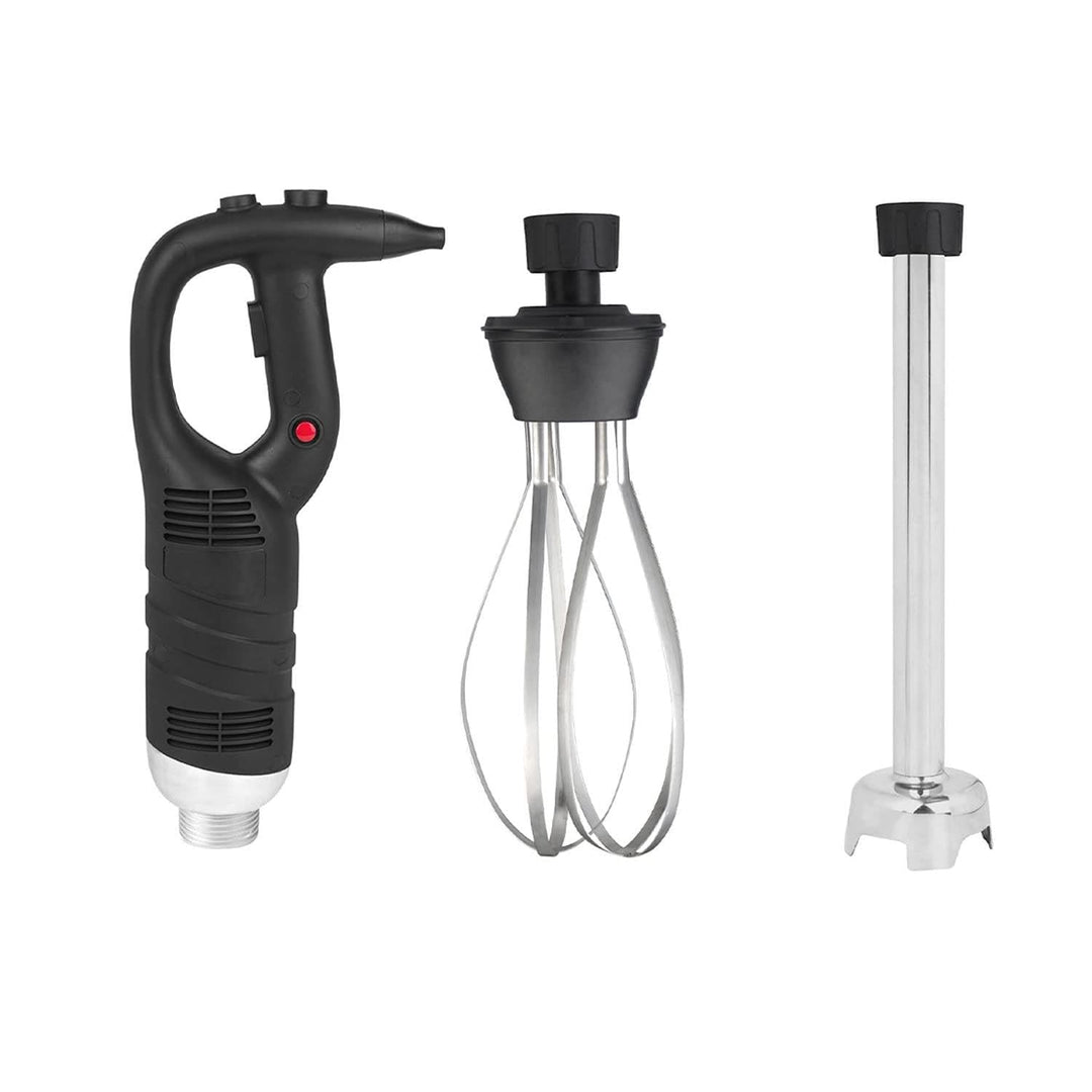 GGM Gastro | STMLA45N#MSA30#RBA25 | Stabmixer inkl. Mixstab 300mm & Rührbesen - 450 Watt - Geschwind