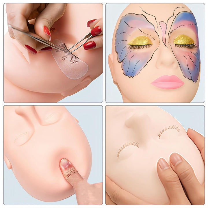 Frisierkopf, Trainingsköpfe für Friseure Trainingskopf für Kosmetologie Kahler Puppenkopf Mannequin