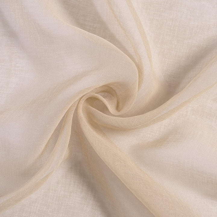 MIULEE 2er Set Sheer Voile Vorhang mit Ösen Transparente Gardine aus Voile Polyester Ösenschal Trans