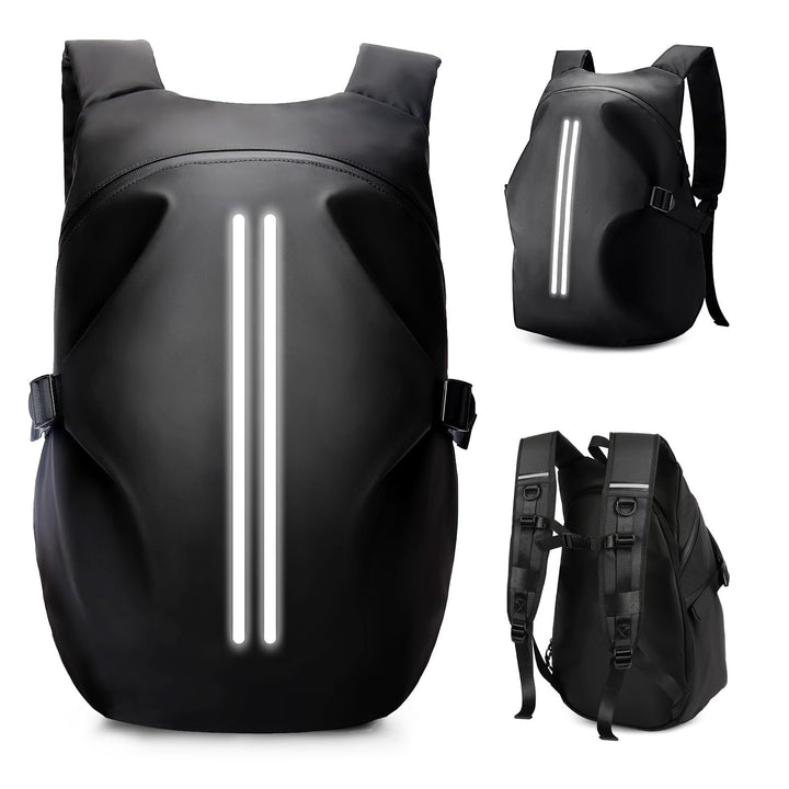 HYC00 Motorradrucksäcke für Herren, wasserdichter Helmrucksack, Motorradzubehör, Laptoptaschen, Reis