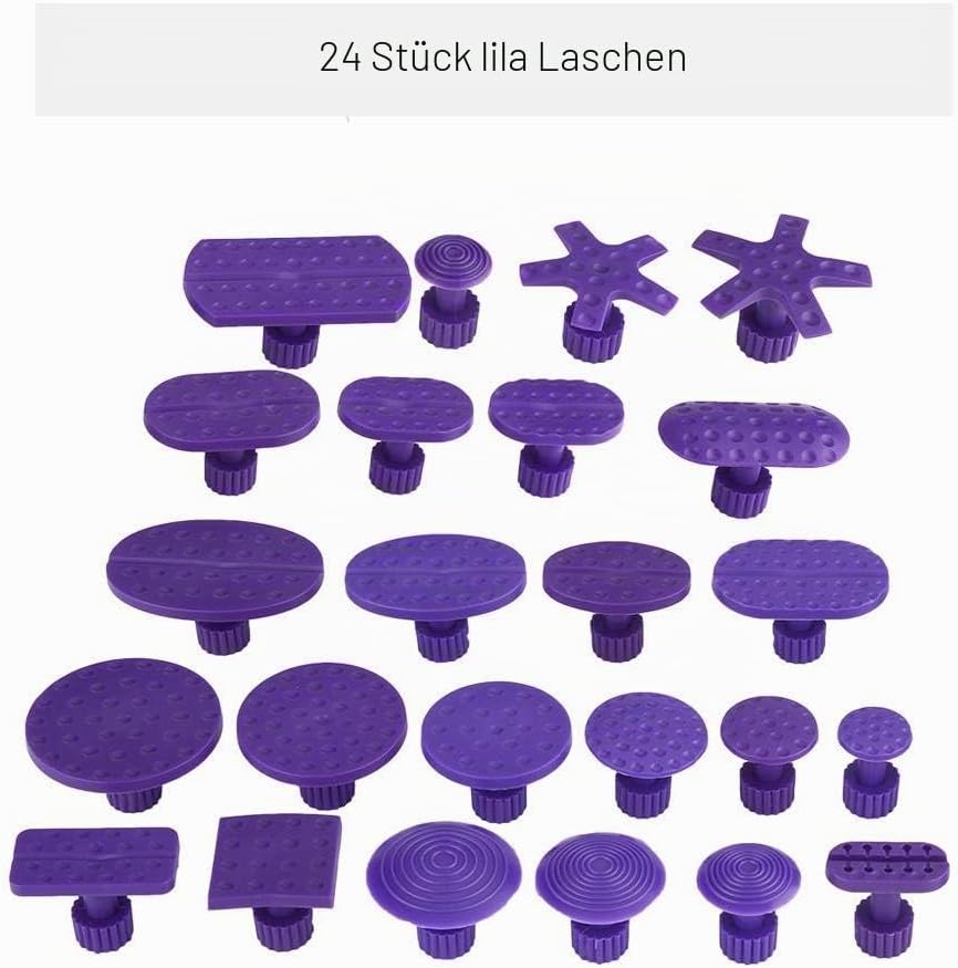 Puller Tabs, 52Pcs Auto Auto Body Dents Entfernung Pulling Tabs Paintless Dent Repair Tools Werkzeug
