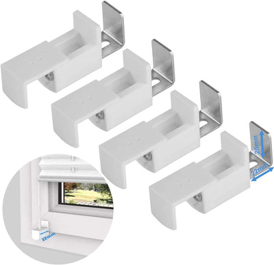 OBdeco Plissee Rollo Klemmfix ohner Bohren lichtdurchlässig Crushed Optik Faltrollo für Fenster und