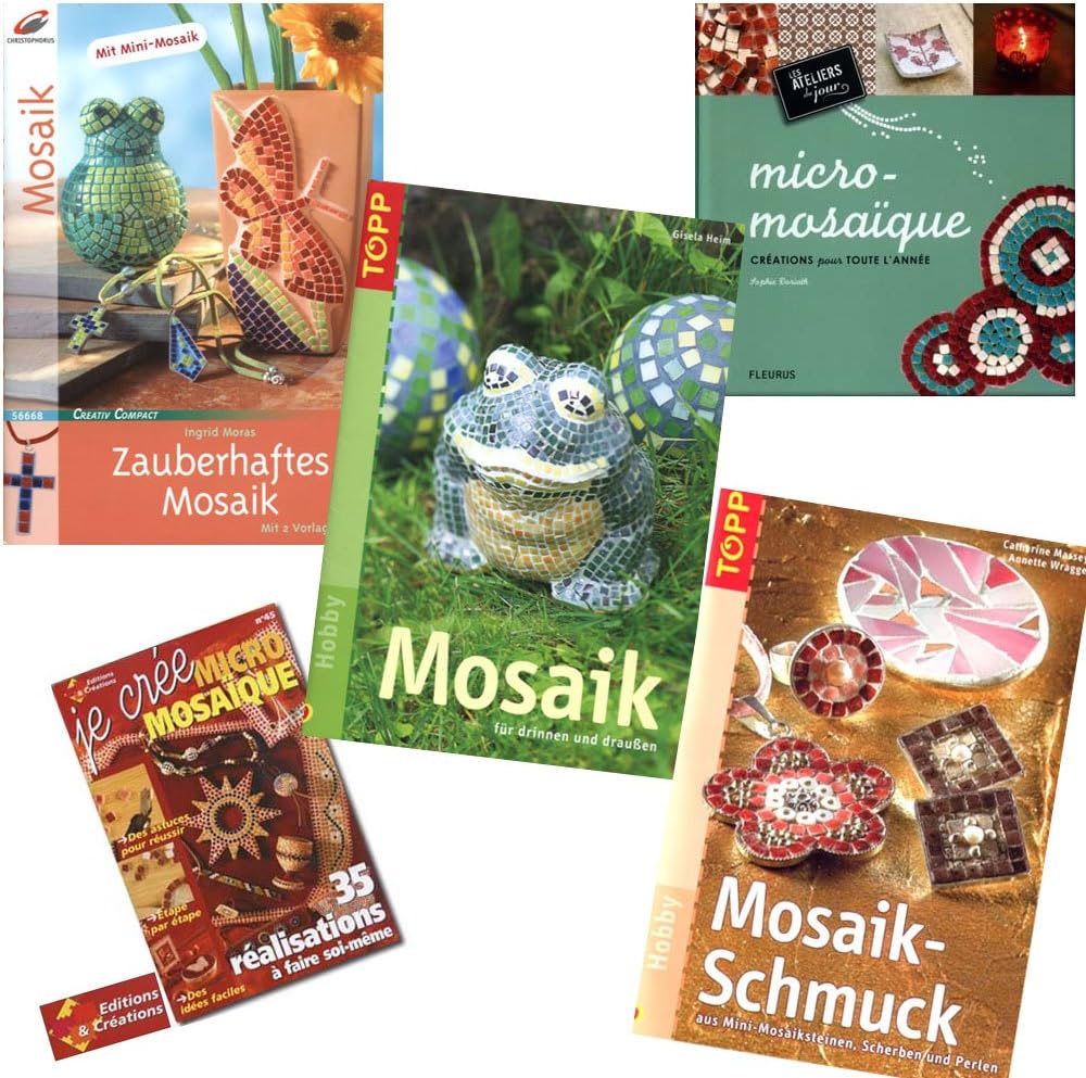 ALEA Mosaic Mosaik Minis 5x5mm, 5000 Stück, Buntmix, MXAL