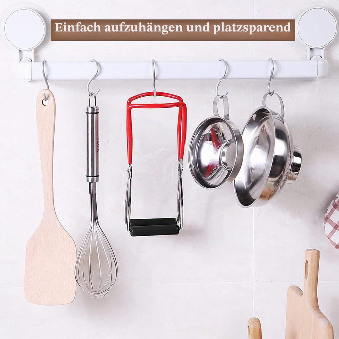 Trichter edelstahl Set, 7 Stück küche Marmeladentrichter, mit einmachgläser Heber und Filter zum Umf