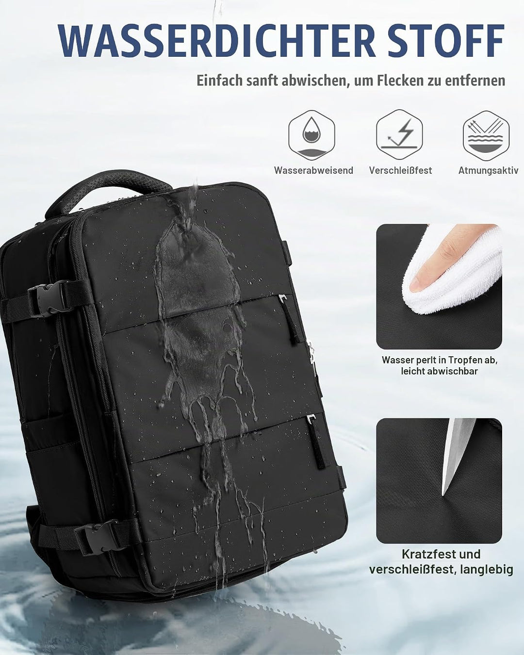 SZSYCN Handgepäck Rucksack 40x20x25 Ryanair Reiserucksack Damen Handgepäck flugzeug Easyjet 45x36x20
