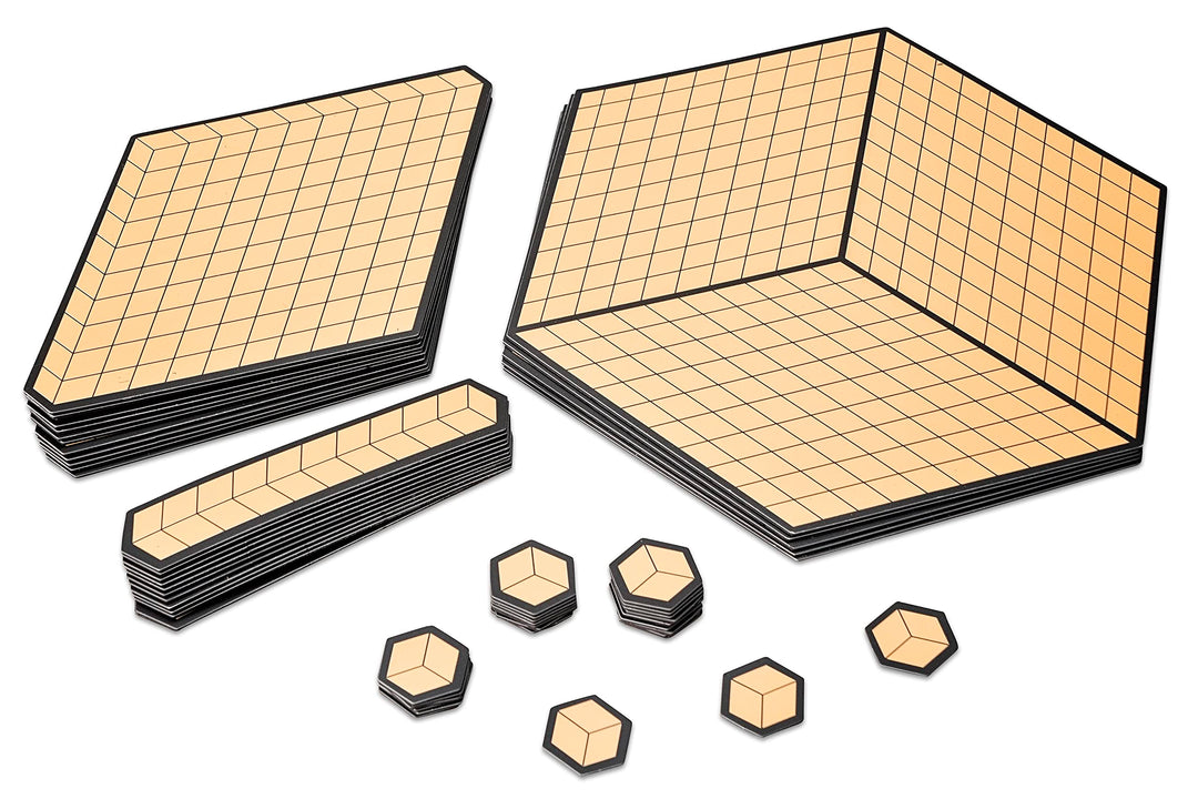Betzold - Farbiger Zehnerbasis-Satz - Dezimalsystem Zehnersystem magnetisch Voll Ohne Box, Voll Ohne