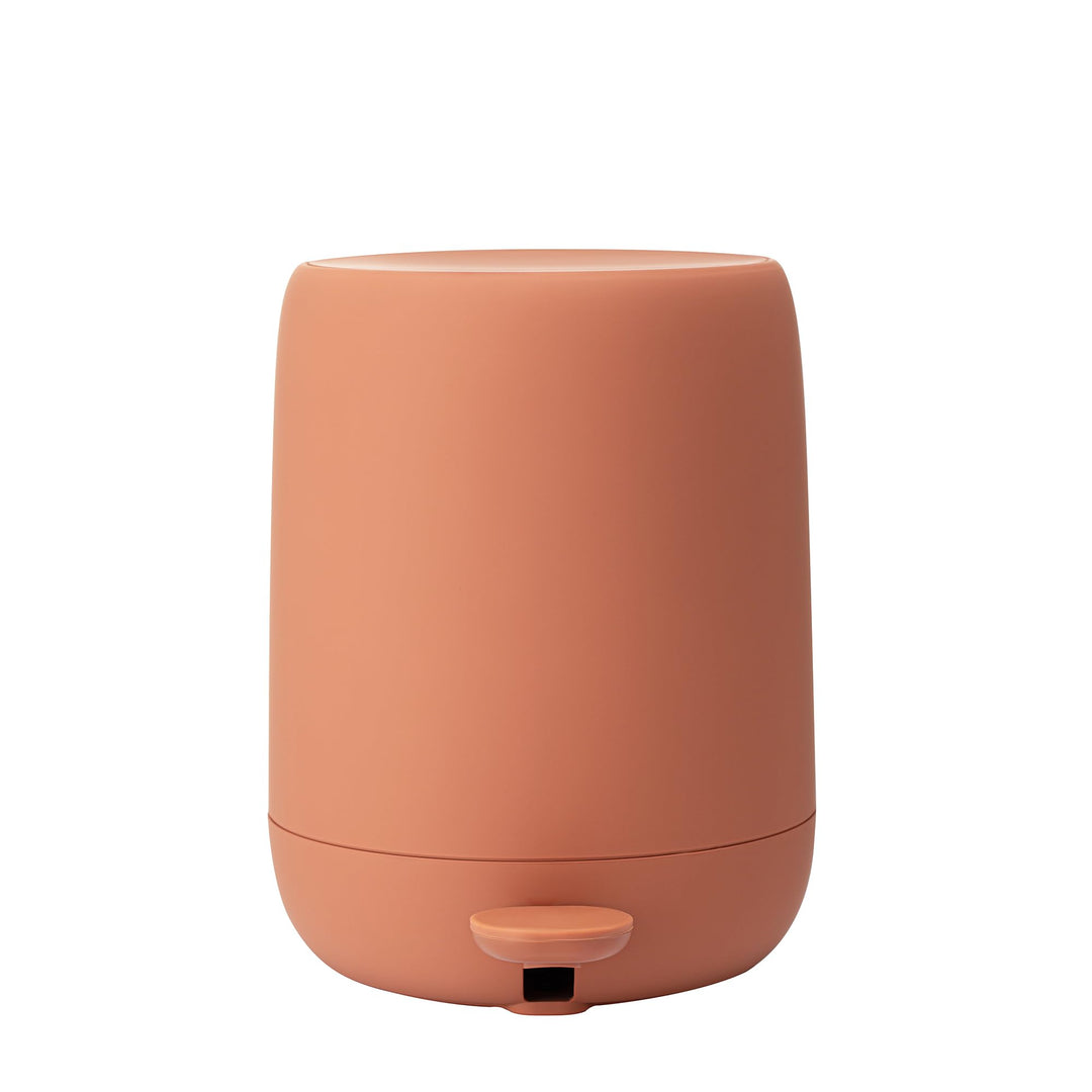 Blomus Kosmetikeimer -Sono- | Treteimer mit Soft-Close | 3L | Farbe Amber Brown | Ø20 x 25H cm | Mül