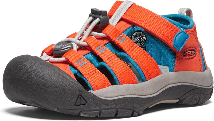 KEEN Jungen Unisex Kinder Newport H2 Sandalen 29 EU Safety Orange Fjord Blue, 29 EU Safety Orange Fj