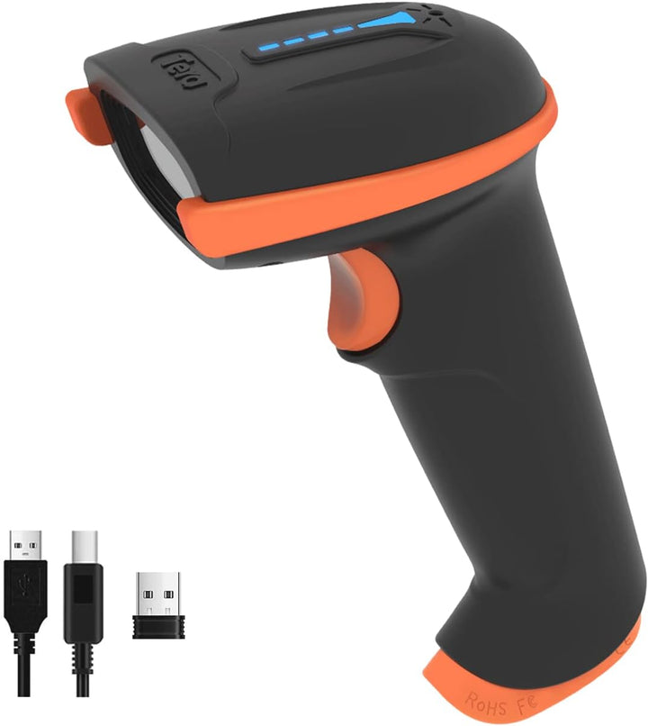 Tera Barcode Scanner 1D 2D QR Wireless Kabellos 2,4 GHz + Wired USB 2,0 &amp; Universale Barcode-Scanner
