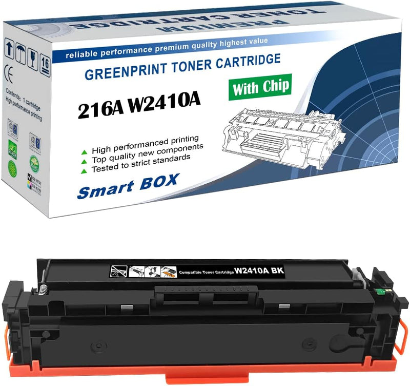 W2410A 216A [ mit Chip ] Kompatible Tonerkartusche Schwarz 1050 Seiten für H P Color Laserjet Pro M1