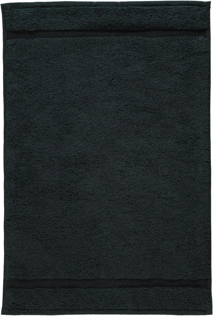 Rhomtuft Handtücher Princess schwarz - 15 Gästetuch 40x60 cm, Gästetuch 40x60 cm