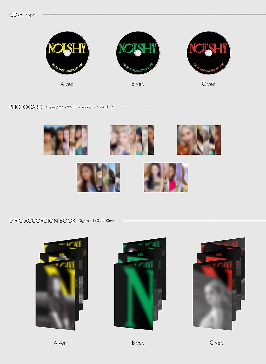 Not Shy-Photobook, Audio-CD