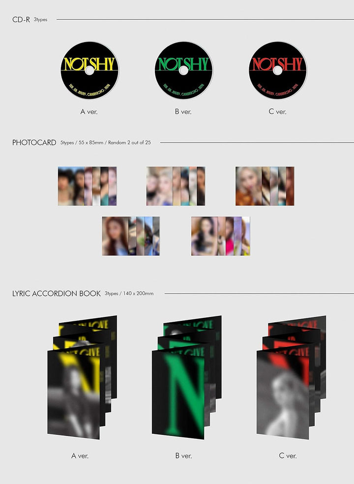 Not Shy-Photobook, Audio-CD