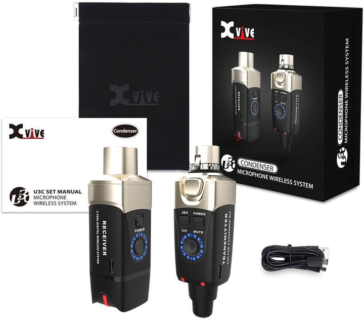 Xvive U3C Wireless Condenser Microphone Connection System U3C für Kondensatormikrofone, U3C für Kond