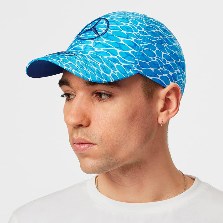 Mercedes AMG Petronas Formel 1 Team – George Russell Special Edition No Diving Hat – Blau – Einheits