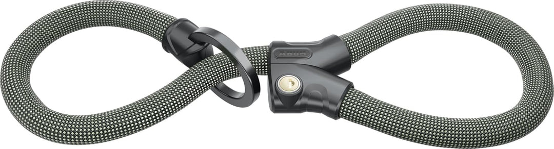 ABUS Kettenschloss Infinity Loop 1806 - flexibles Fahrradschloss mit 2 längenverstellbaren Schlaufen
