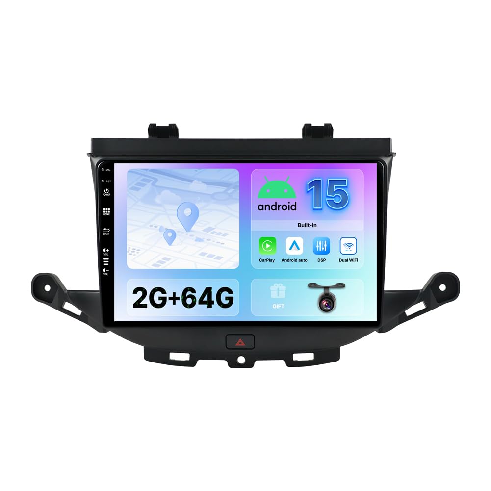 JOYX Android 13 IPS Autoradio Passt für Vauxhall Astra K/Buick Verano GS (2016-2020) - Eingebautes C