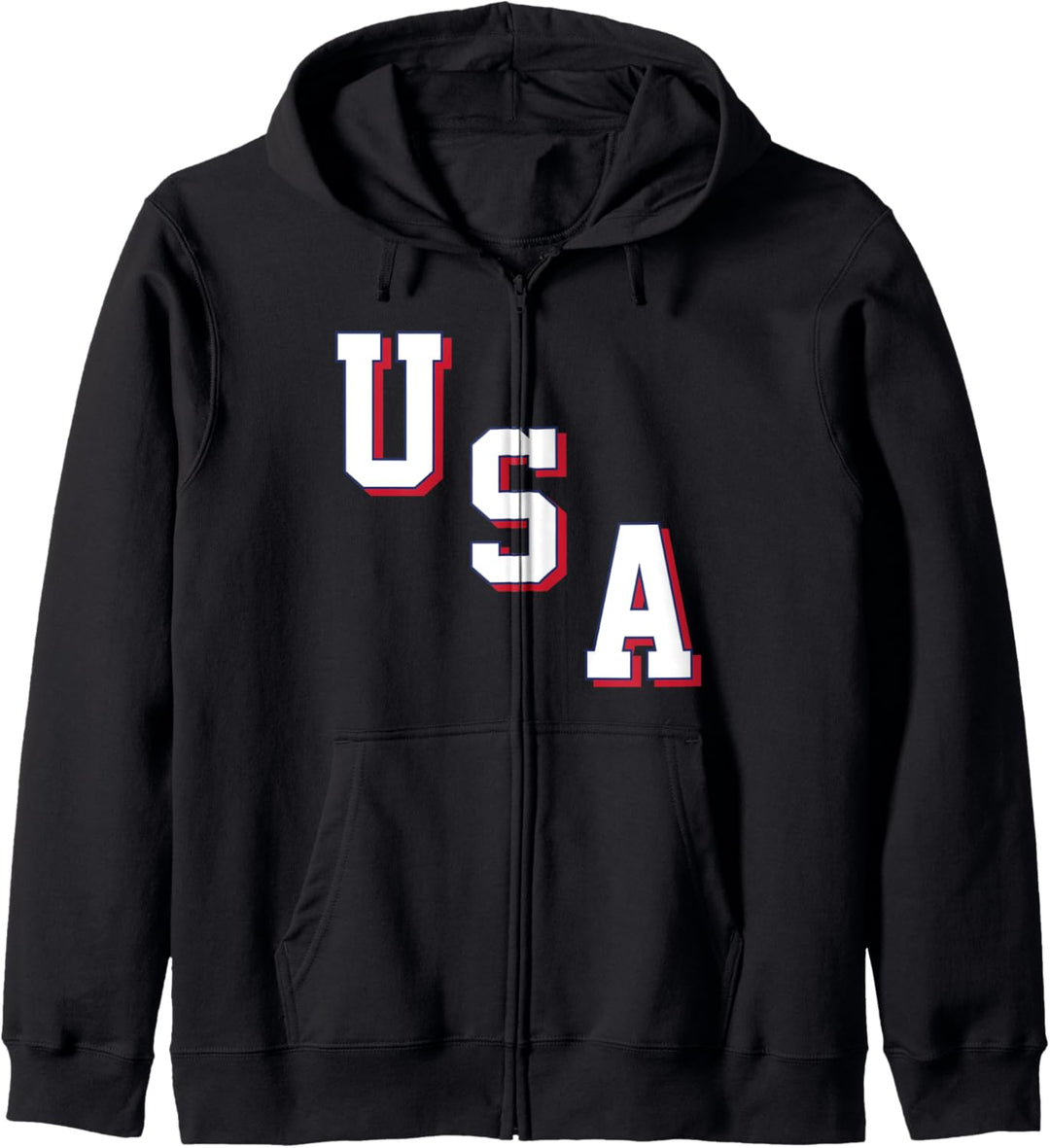 Fourth of July Patriotic USA United States of America Kapuzenjacke