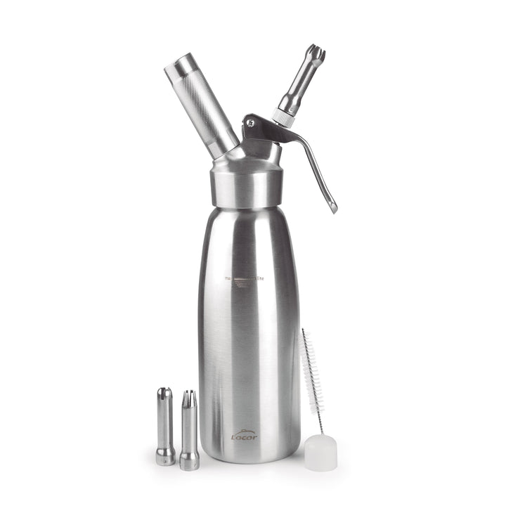 Lacor - 68301 - Siphon, Epikureischer Siphon, Robust & Langlebig, Edelstahl 18/10, Heiss- und Kaltsc