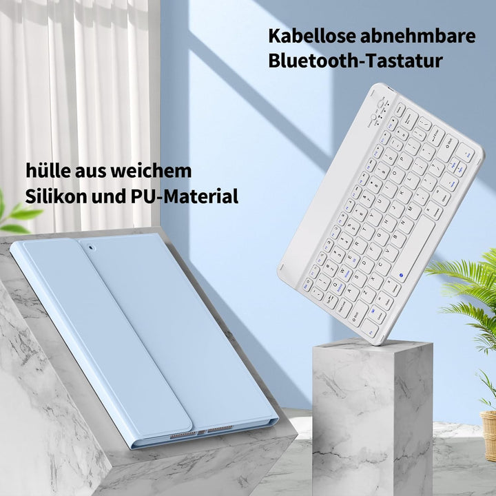 Tastatur Hülle für iPad 9. Generation / 8. Generation / 7.Generation 10,2 Zoll, Magnetisch Abnehmbar