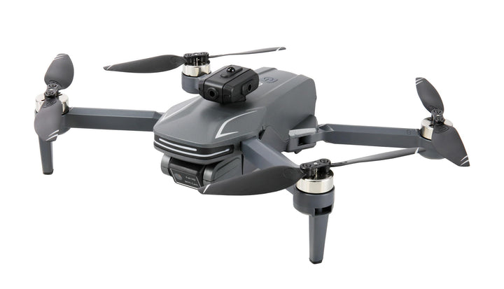 AMXFlight X4KPro Brushless-Drohne, 30 Minuten Flugzeit, mit Kamera inkl. 2 Akkus, Grau