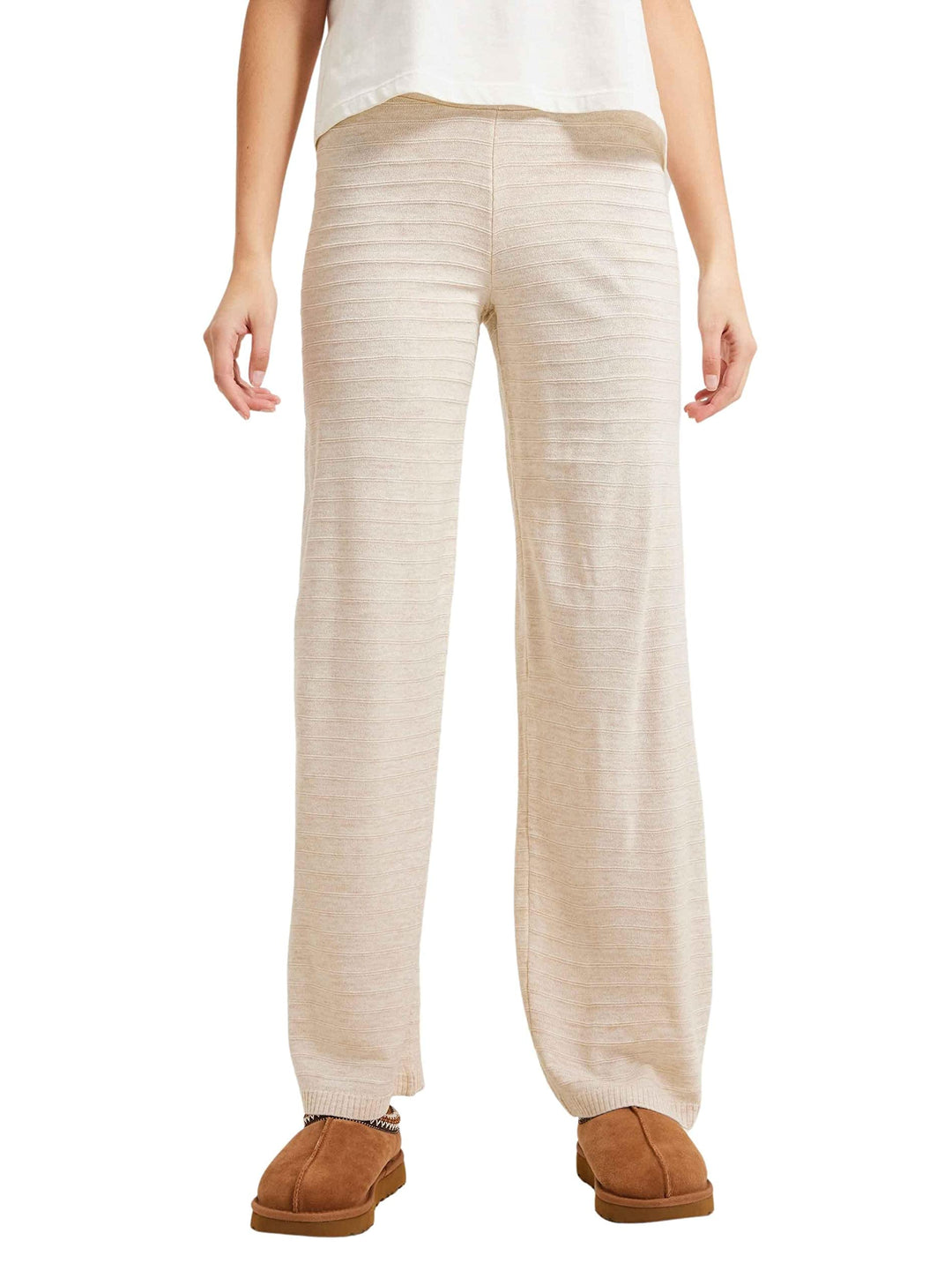 ONLY Damen Onlcata Pant Cc KNT Hose XS Pumice Stone/Detail:melange, XS Pumice Stone/Detail:melange