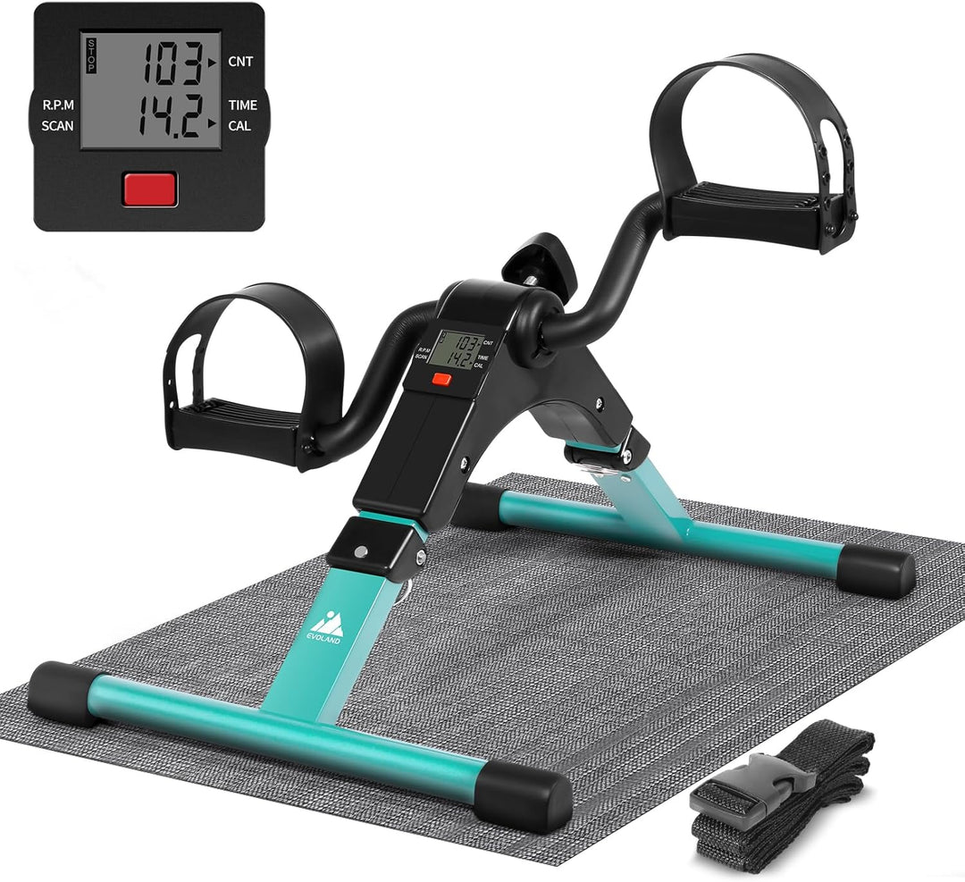 EVOLAND Mini Fitnessbike für zuhause, Arm und Beintrainer Fitnesstrainer, Sportgerät Heimtrainer, Ho