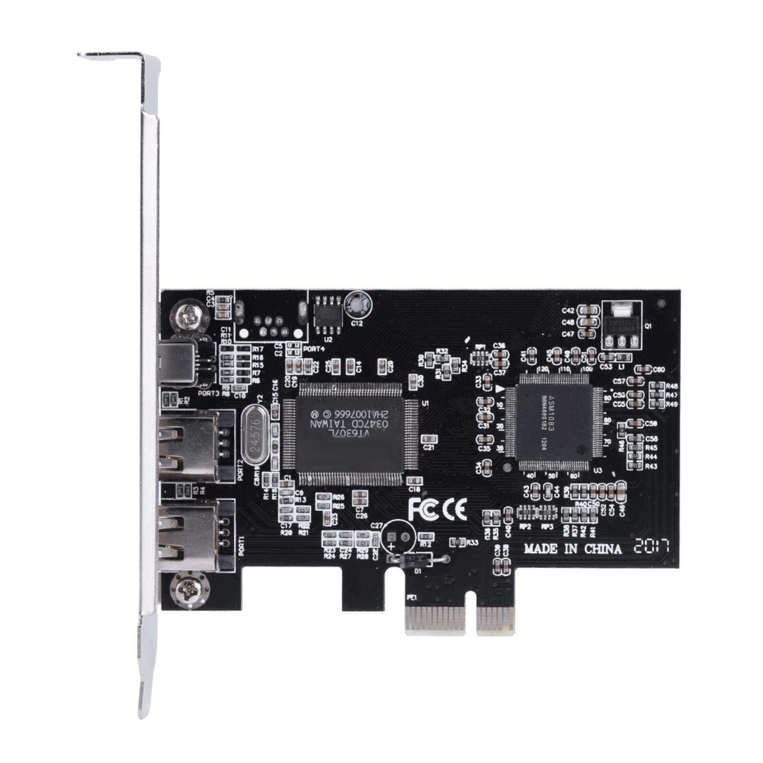 PCIE FireWire-Karte, PCI-E PCI Express FireWire 1394a IEEE 1394-Controllerkarte mit Firewire-Kabel f