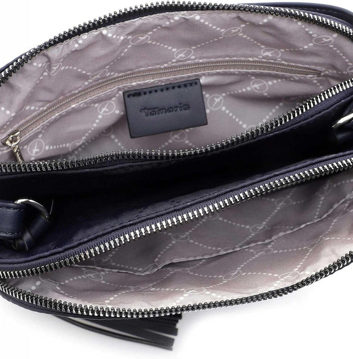 Tamaris Umhängetasche TAS Lisa 32380 Damen Handtaschen Print blue 500 Einheitsgrösse Blau, Einheitsg