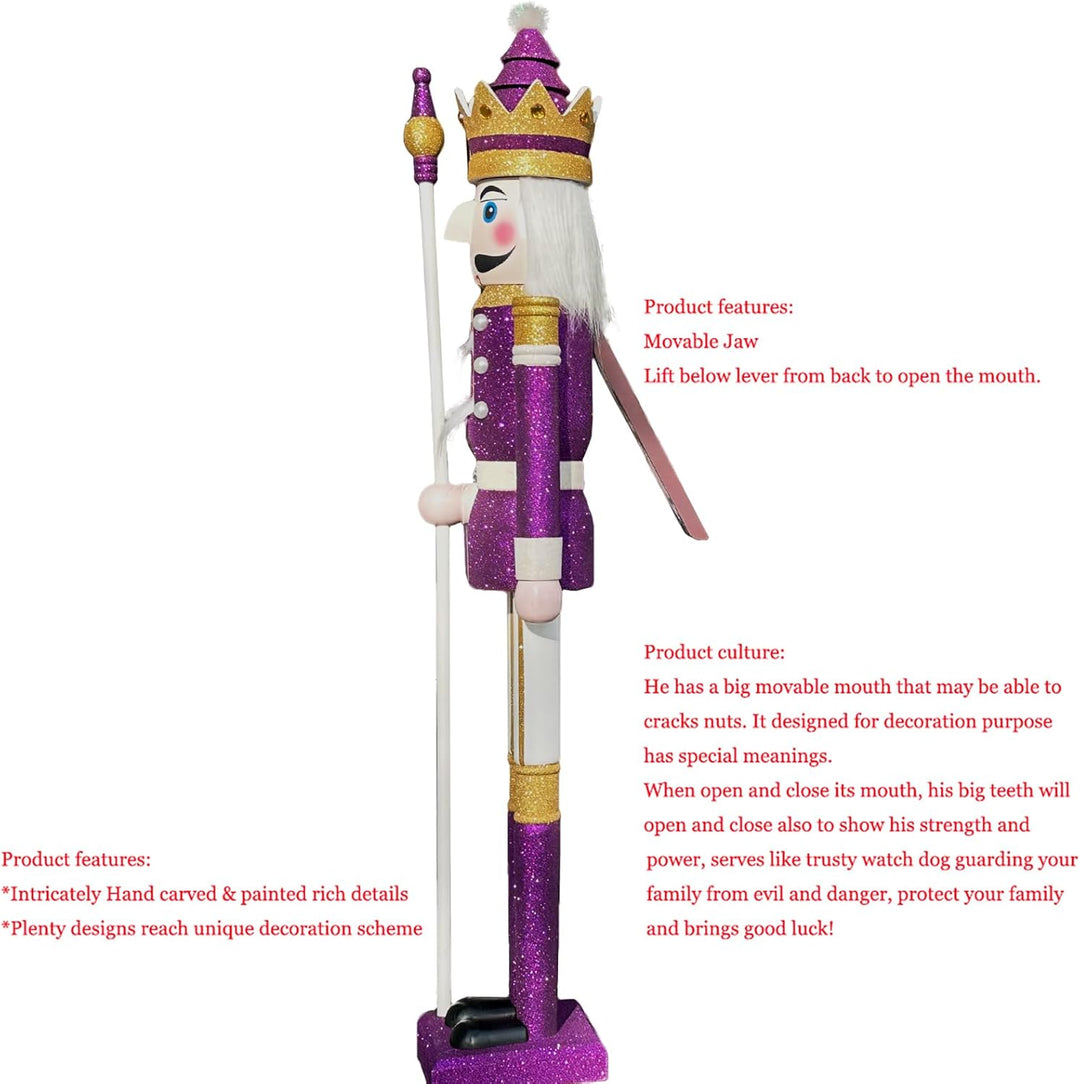 CDL 150cm Riesen Nussknacker Figur König Ornament/Puppe/Figuren/Events/Ladenfenster/Hochzeitsparty/Z