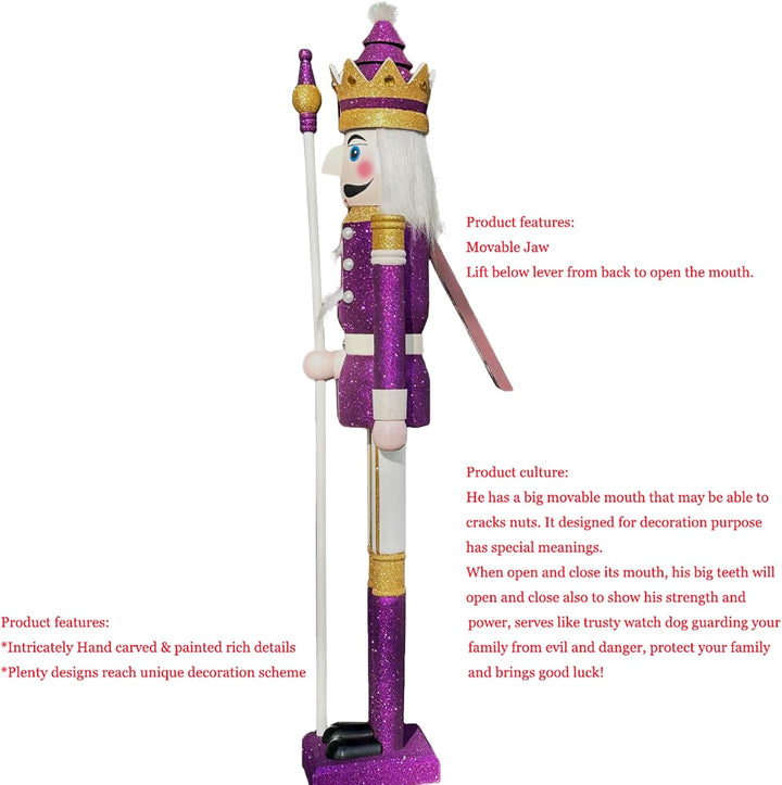 CDL 150cm Riesen Nussknacker Figur König Ornament/Puppe/Figuren/Events/Ladenfenster/Hochzeitsparty/Z