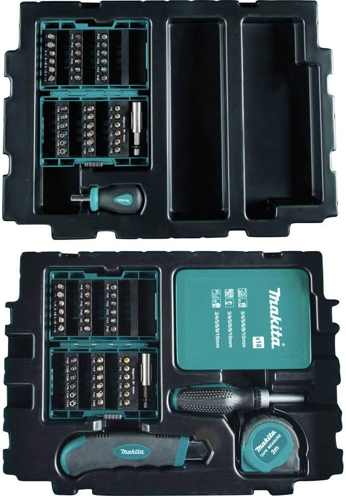 Makita Bohrer-Bit-Set 96-teilig Makpac, B-49725, 15x210 mm