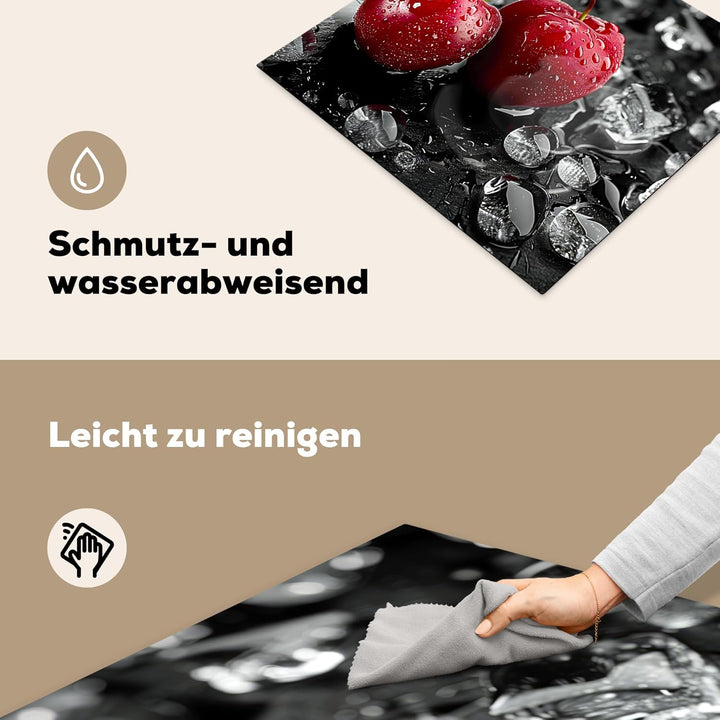 Herdabdeckplatte 57x51 cm Einteilig Herdabdeckung Abdeckplatte für Ceranfeld Abdeckung Induktionskoc