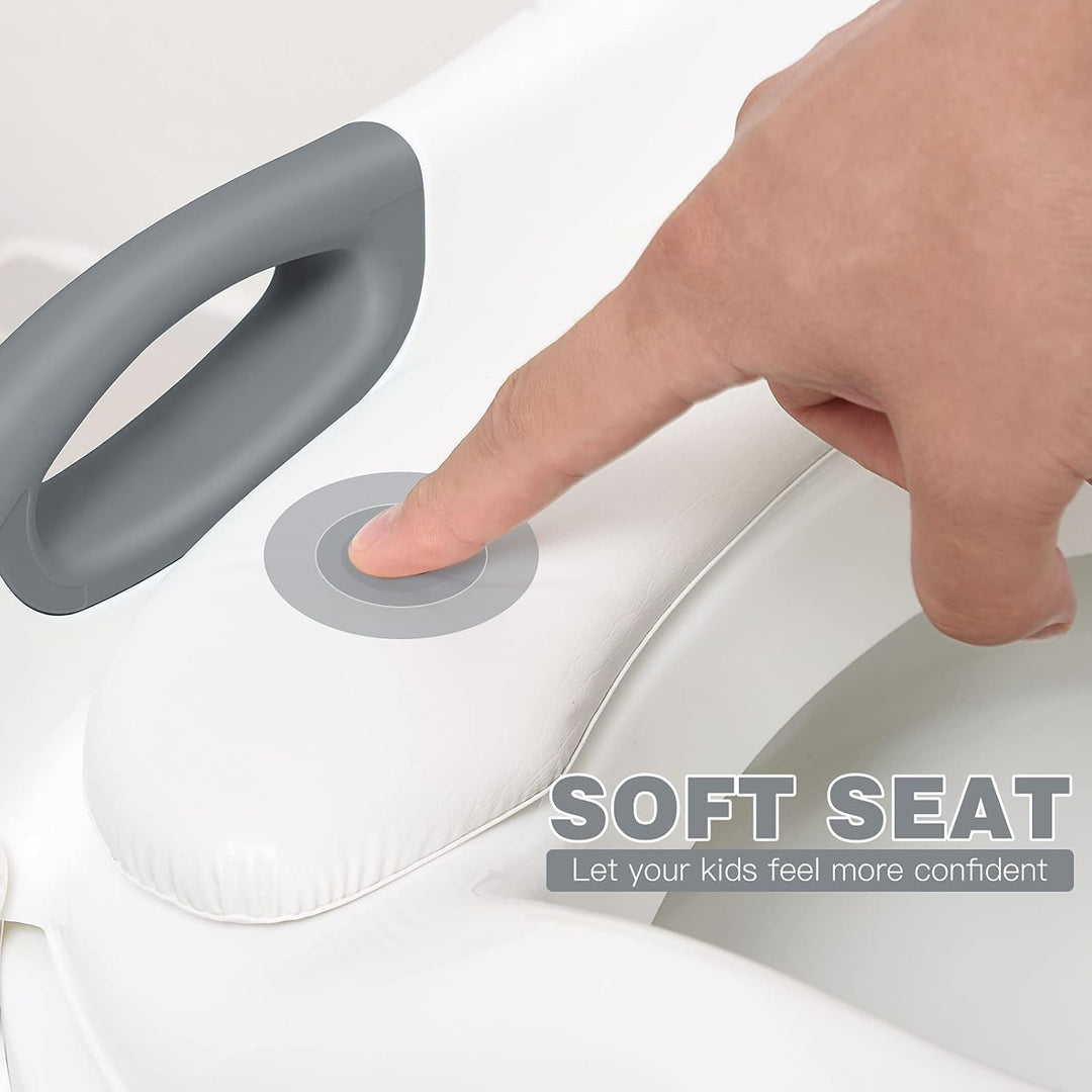 Toilettensitz Kinder mit Treppe, Upgraded WC Aufsatz für Kinder für Jungen und Mädchen, 2-in-1 Toile