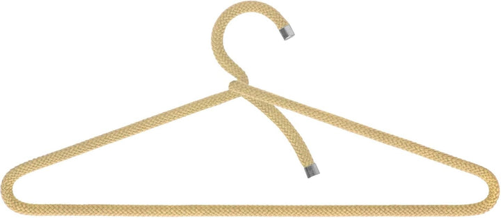 Peppermint Products Rope Hanger | 3er Textil-KLEIDERBÜGEL-Set aus Seil | Rutschfester Designer-Bügel
