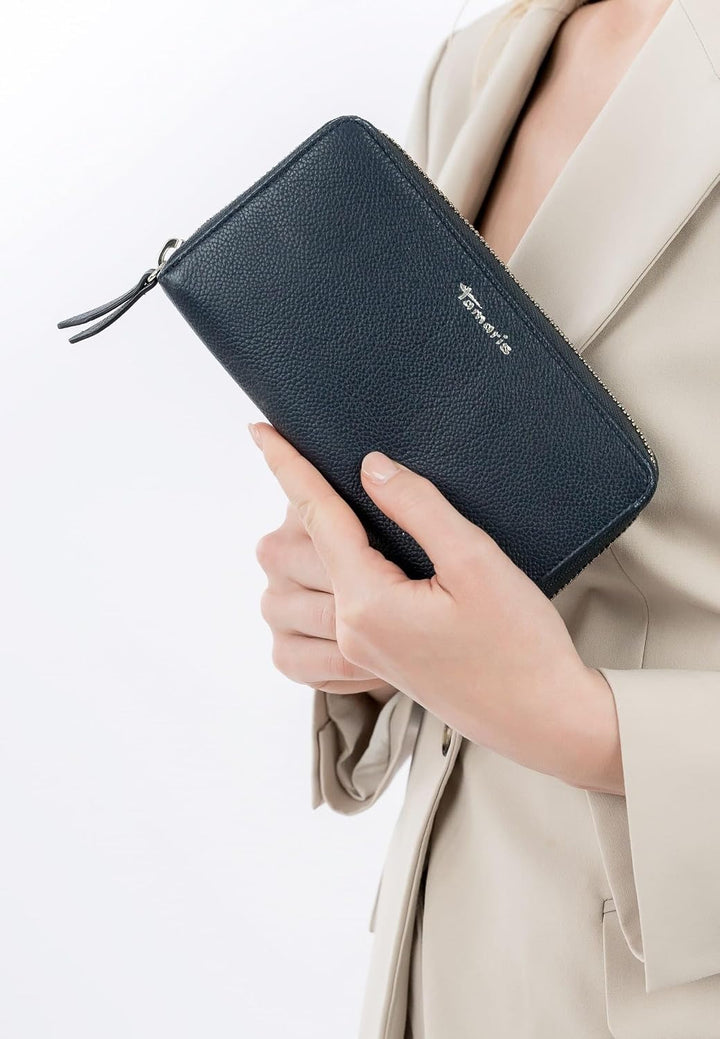 Tamaris Amanda Zip Around Wallet Blue Blue 500 Einheitsgrösse, Blue 500 Einheitsgrösse